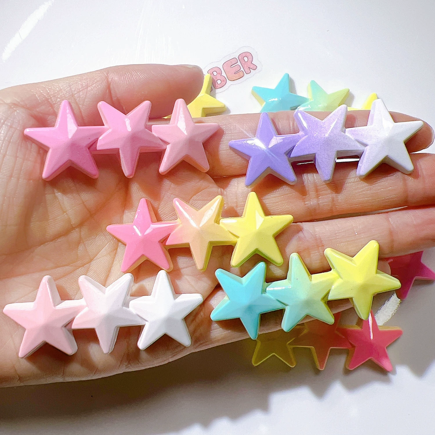 Plastic cream material handmade, phone case, hairgrip, hairpins, hair accessory, gradient