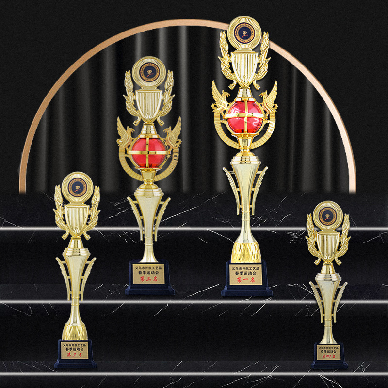 Vela mágica tinta trofeo micrófono pintura Ábaco elocuente Medalla de Honor de la competencia de graduación de alto grado de plástico trofeo de honor