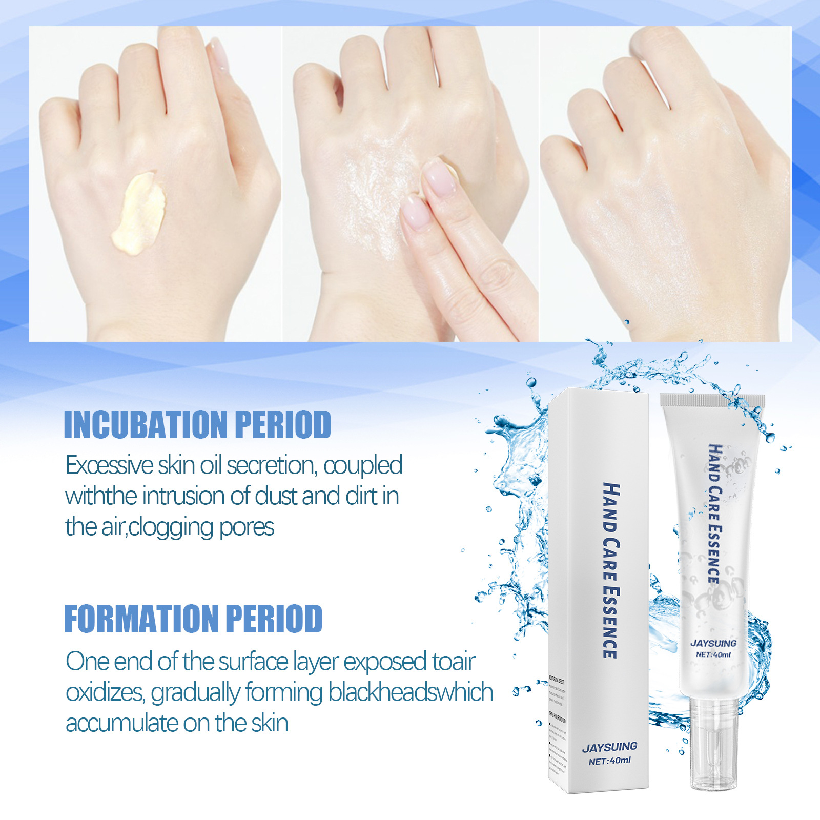 Le protecteur pour les mains Jaysuing à l'acide hyaluronique hydrate et hydrate la peau, hydrate le Roug jaune foncé_voghion.com