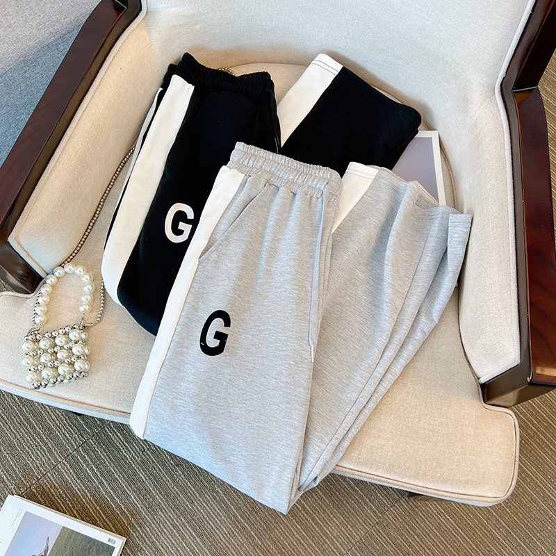 120-350斤特大码女装2025秋秋新款阔腿裤胖妹妹宽松显瘦休闲长裤，女装休闲裤，变形策服饰