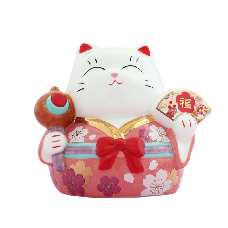 Estilo japonés afortunado gato decoración lindo meow regalo de apertura inicio entrada Sala escritorio Decoración