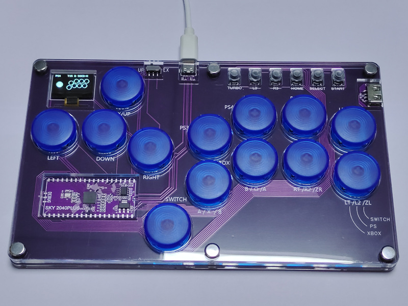 SKY2040PLUS13 teclas personalizadas SOCD juego de lucha teclado HITBOX Street Fighter 6Steam Arcade PS5