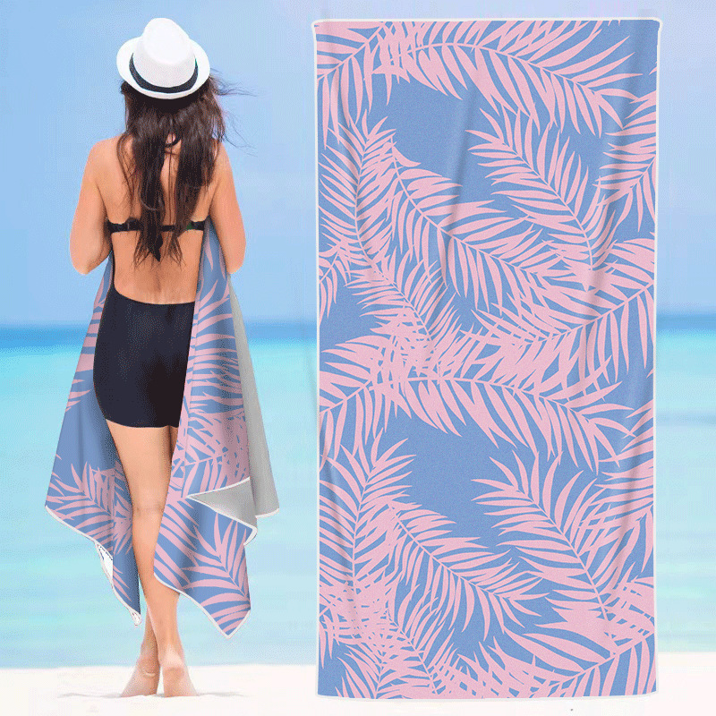Factory Wholesale Swimming Towel Women's Seaside Travel Equipment Absorbent Lightweight Sport Thin Sport Quick Dry Beach Towel