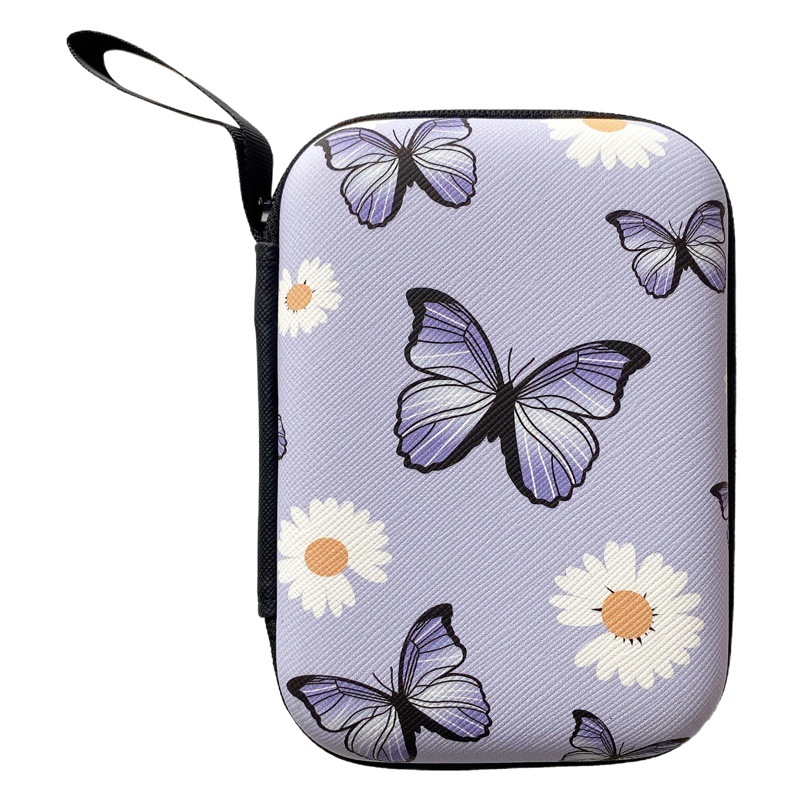 Cartoon Fruit Rectangular Headset Storage Bag Large Coin Purse Mobile Power Charger Data Cable Storage Box