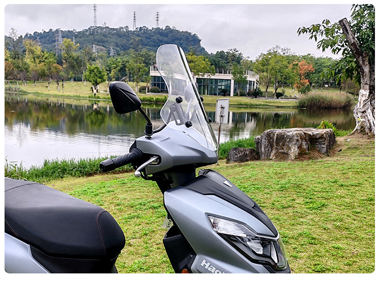 Ufd125 Modified Windshield Suitable for Haojue Balance Bar Modification Parts, Scooter Uy125 Accessories, Heightened Windscreen
