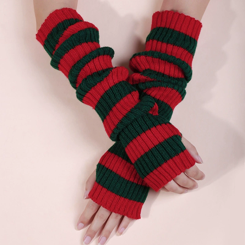 Красные перчатки, набор, длинные рукава, корейский стиль