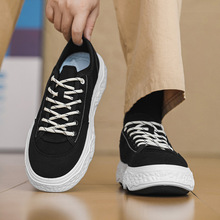 男鞋摩登帆布鞋2025夏季新款时尚休闲鞋运动鞋新款板鞋百搭休闲男