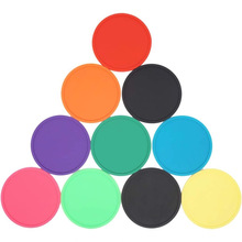 亚马逊热销硅胶杯垫10CM 耐高温家用餐垫碗垫创意LOGO硅胶杯垫