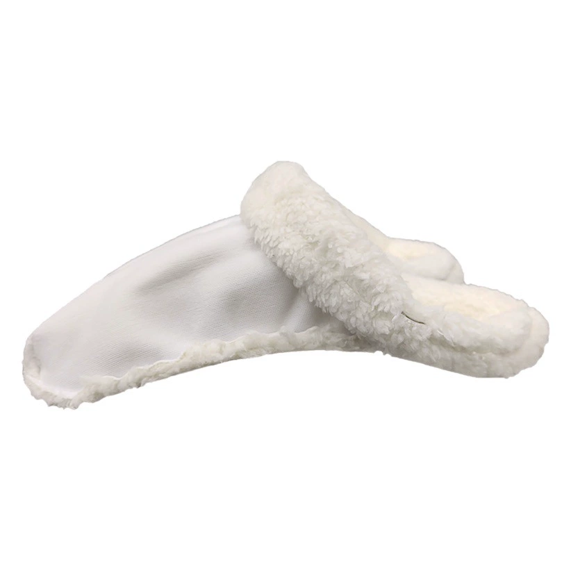 Обувь с дырками плюс бархат зимняя теплая бахила утолщенный мягкий плюшевый чехол съемный ватный чехол для волос оптом