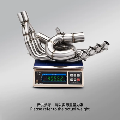 front exhaust pipe and tail — Motorcycle exhaust pipe