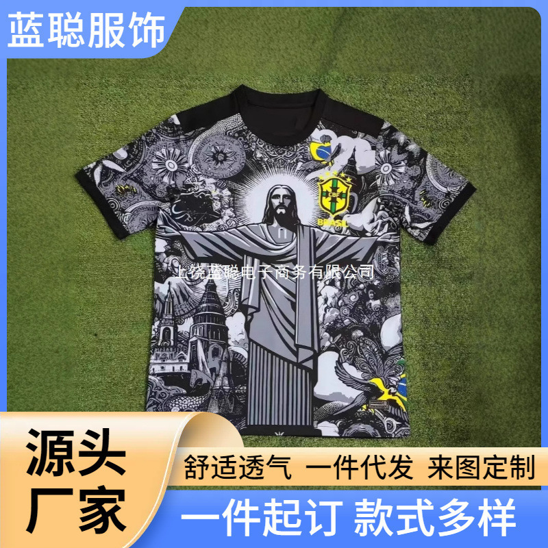 Summer Round-Neck Short-Sleeved Printed Jersey for Men and Women, Loose-Fitting Pullover Street Hip-Hop Style Sweatshirt, Black