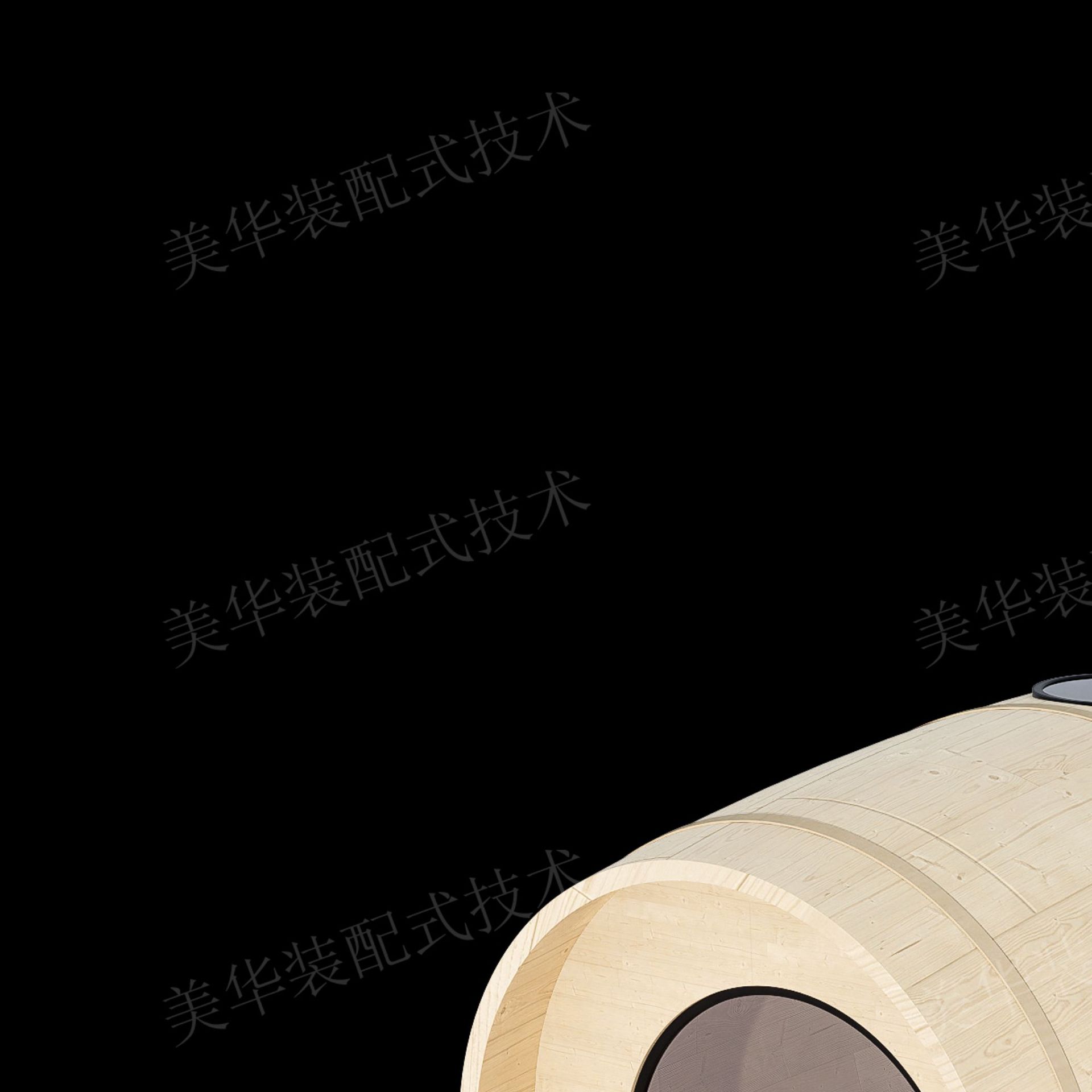 Casa de madera de barril al aire libre estilo cápsula espacial villa B & B camping al aire libre celebridad de Internet registro casa de madera