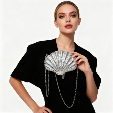 Nueva bolsa de cena de mujer acrílico sequela bolsa de concha de moda transfronteriza cadena de estilo europeo y americano hombro único oblicuo bolsa de cena