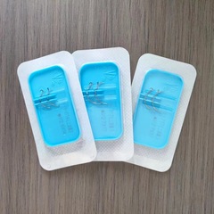 Gold Ring Sterile Medical Suture Needle for Beauty Double Eyelid Surgery, Angled and Round Suture Needles for Surgical Wound Closure, Combined Suture Kit