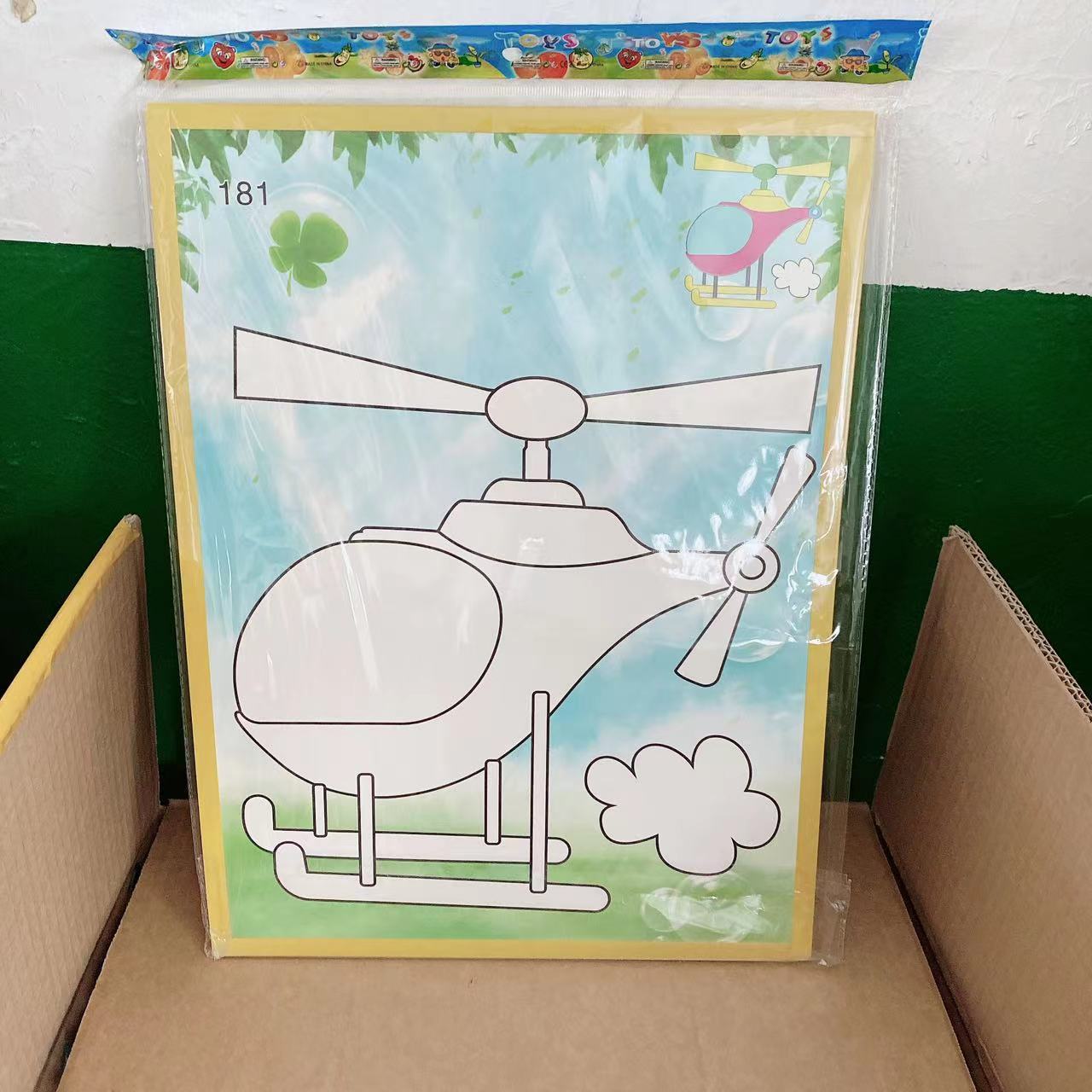 Niños de graffiti tablero dibujo DIY pintura libro creativo grande 30*40cm colorear puesto arte pintura al por mayor