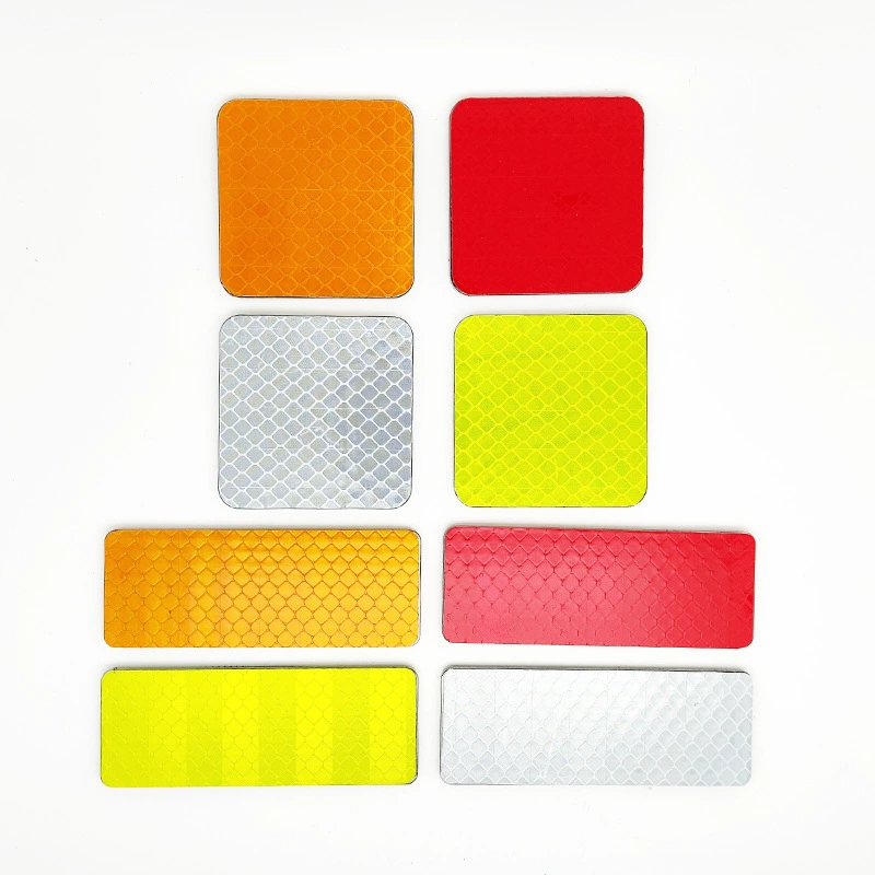 Ночное светоотражающее предупреждение квадратная липучка значок рюкзак декоративная наклейка акриловая нарукавная медаль моральный дух