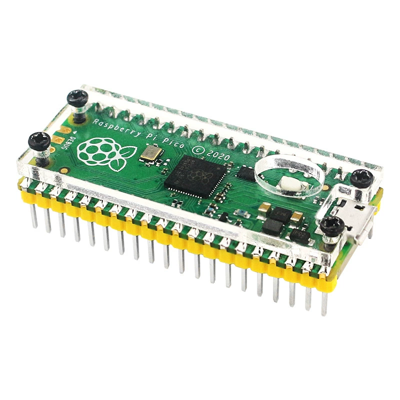 Крышка-оболочка для Raspberry Pico Pico Shell RaspBery Pico Acrylic Transparent Development Board защитная оболочка фиксированная Smedu