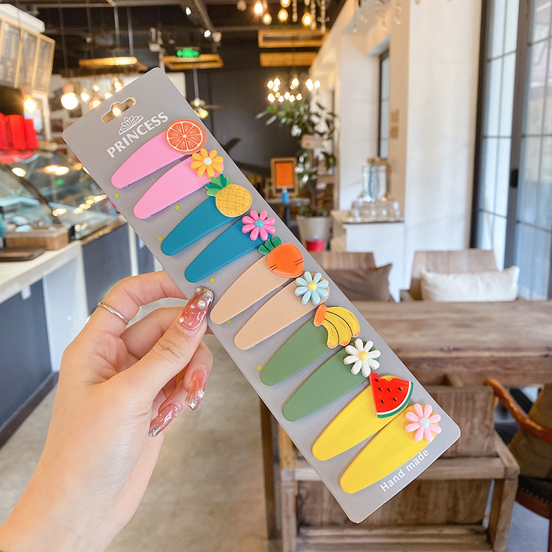 Clip de verano Corea del Sur lindo traje roto horquilla Accesorios para el cabello para niños