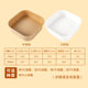 Thickened wholesale disposable lunch box square paper bowl fitness meal take-out packing box food packaging snack box
