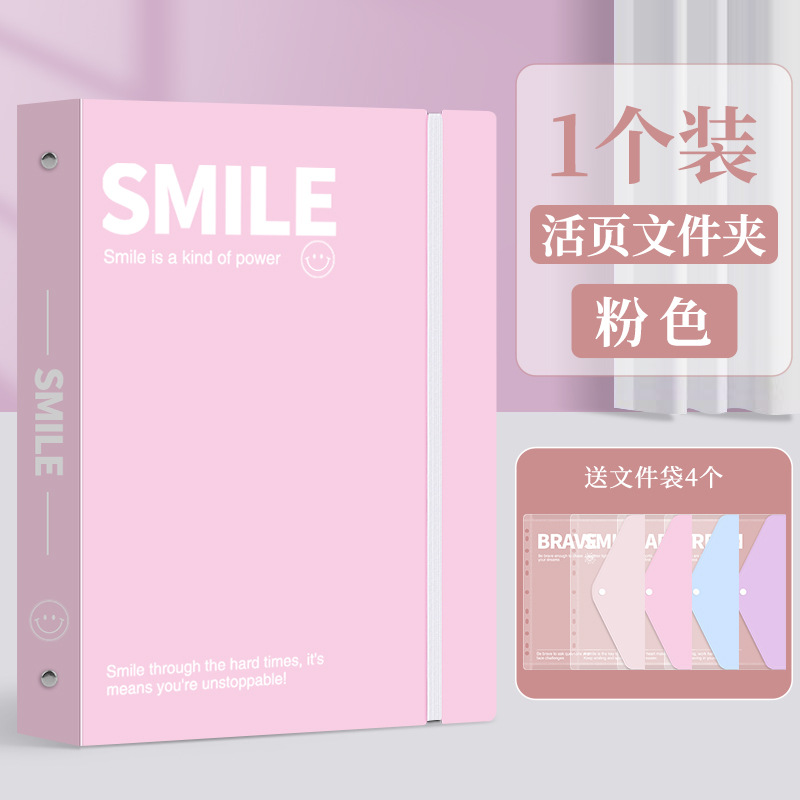 핑크(서류봉투 4개 포함)