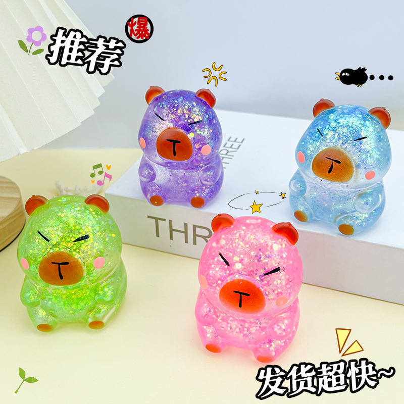 2025 New Maltose Capibara Squeeze Fun Mud Sensory Stress Relief Toy for Students to Decompress and Vent 2025 New Maltose Capibara Squeeze Fun Mud Sensory Stress Relief Toy for Students to Decompress and Vent