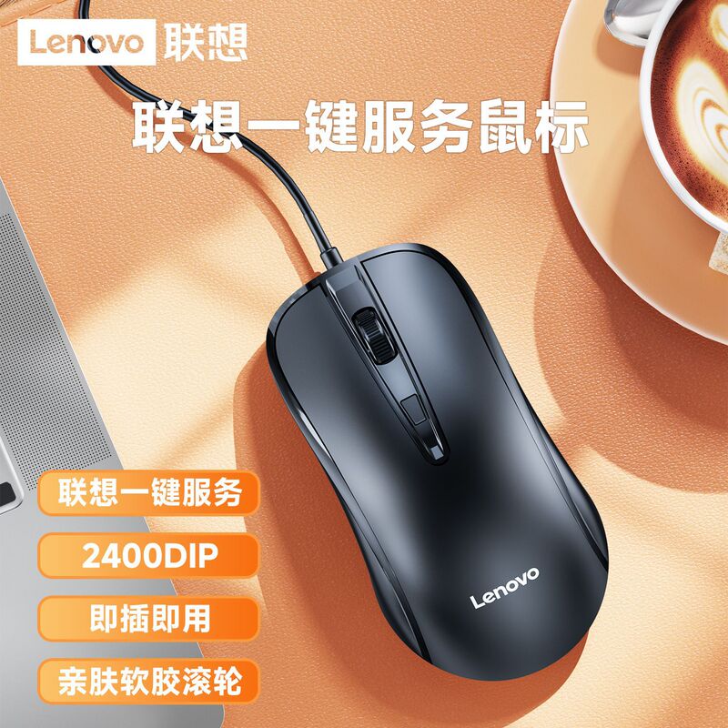 Lenovo/Lenovo M12 Office Business Mouse Notebook Desktop USB Wired Computer Accessories Wholesale