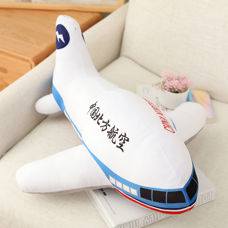 Simulación de dibujos animados de aviones de China Airlines almohada modelo de avión juguetes de peluche para niños muñecas de regalo image 6