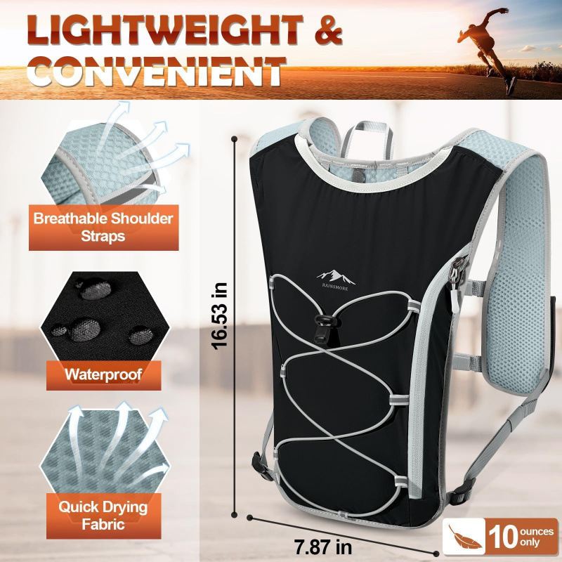Nuevo deportivo acondicionamiento impermeable bolsa de bicicleta mochila para correr bolsa de bicicleta bolsa de agua bolsa de maratón bolsa de bicicleta para correr