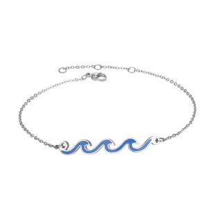 Amazon Cross-border New Product Wavy Colorfulful Anklet Adjustable Summer Anklet Fashion Jewelry Female Birthday Gift