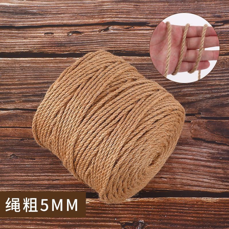 麻縄ロープ装飾卸売手作り猫スクラッチ剣細くて太い diy 装飾水道管編組糸壁材料写真|undefined