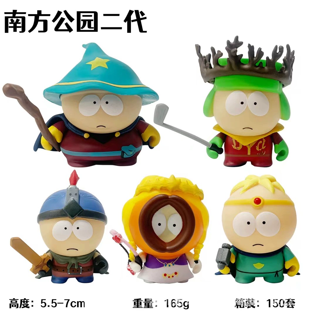 Набор фигурок (South Park) серия 1 — 5 шт. мини-фигурки на торпеду, 5–7 см