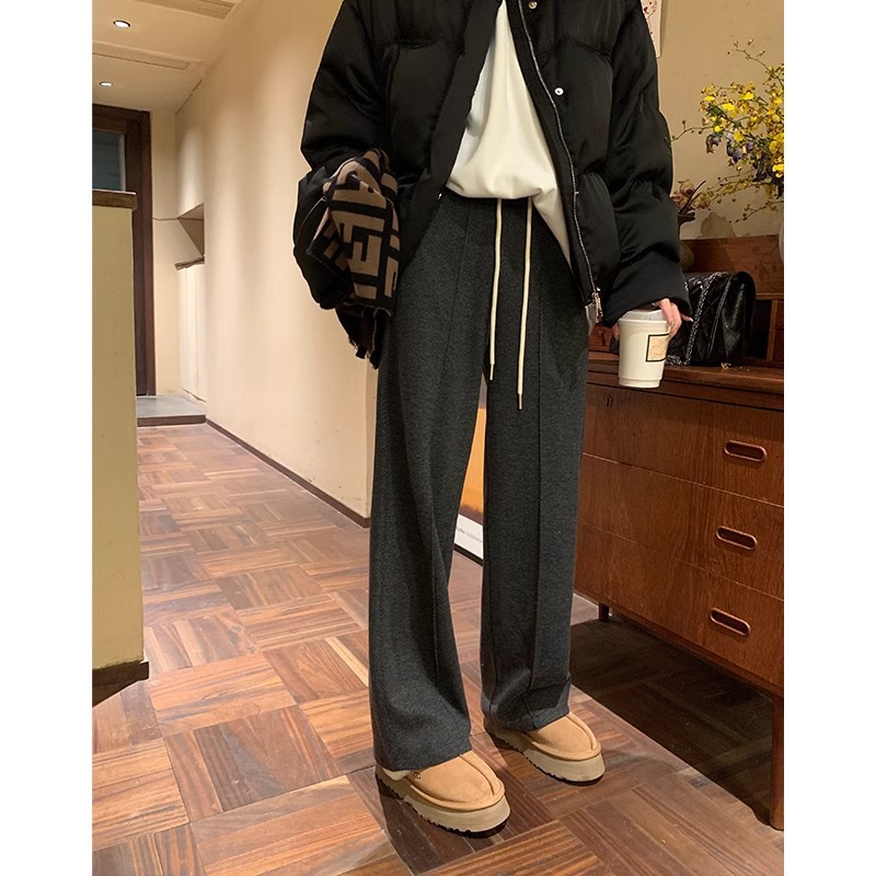 Pantalones de piernas anchas de patrón