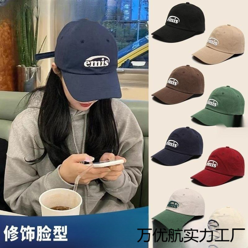 帽子女新款高版本棒球帽韩国潮牌绿色软顶显脸舌包邮