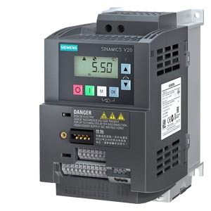 0.55KW 6SL3210-5BB15-5UV1西门子V20变频器1AC 380V无滤波器