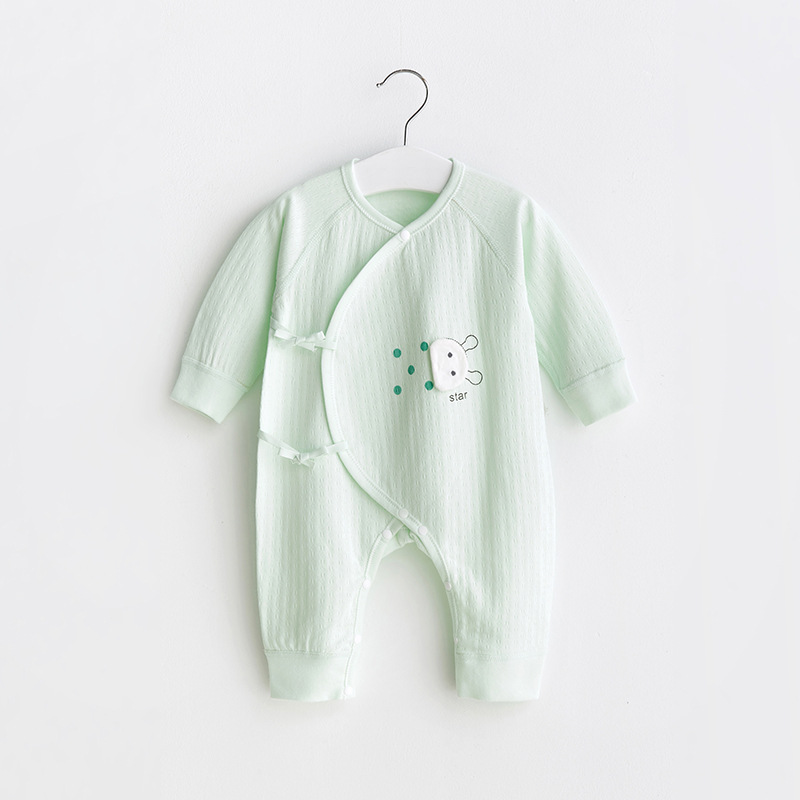 Ropa de bebé recién nacido para primavera, otoño y principios de invierno, mono de algodón puro y fino para bebés nacidos en marzo. image 8