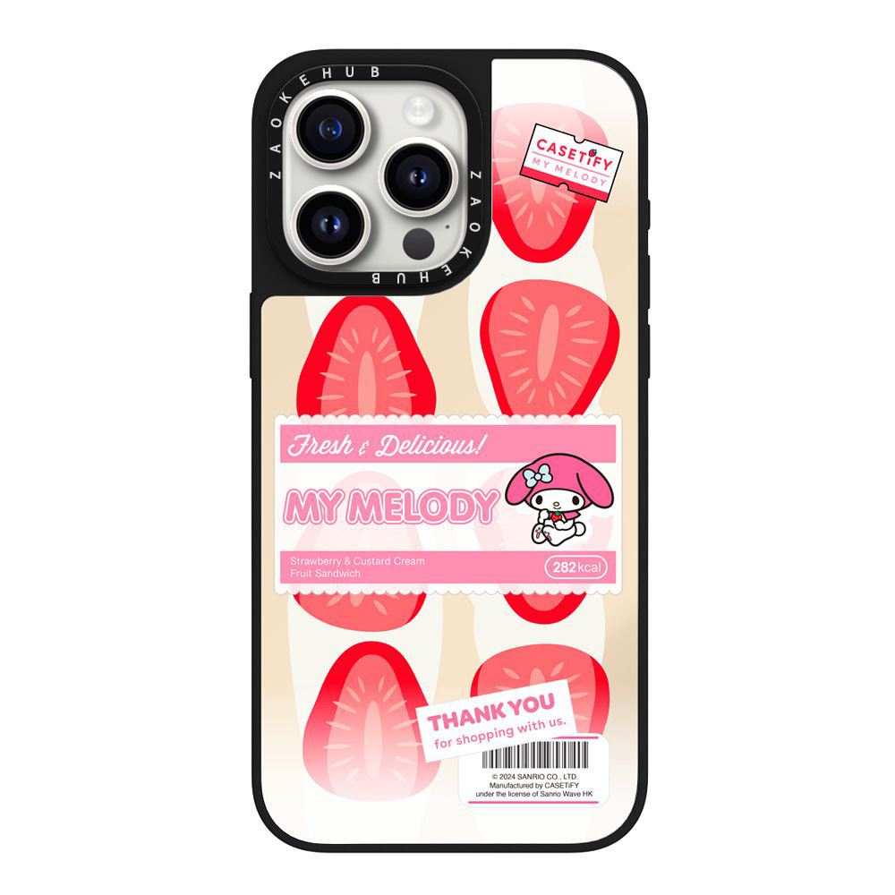 산리오 마이멜로디 거울 자석 아이폰 케이스 iPhone 16 Pro Max 15 14 하드 케이스