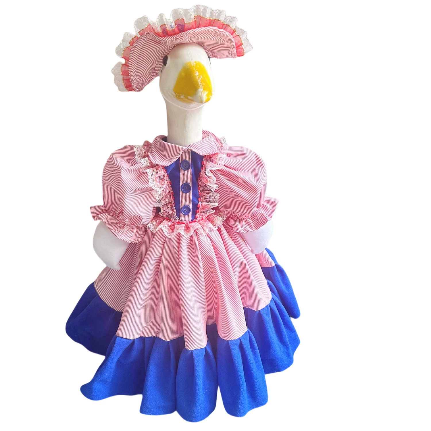 Кросс-бордерная одежда для гуся 2024 новый большой белый гусь костюм Лолиты 120г