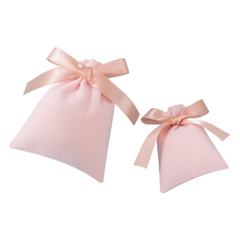 Bolsitas de terciopelo con cordón para joyas o regalos, personalizables con LOGO, ideales para empaques y obsequios