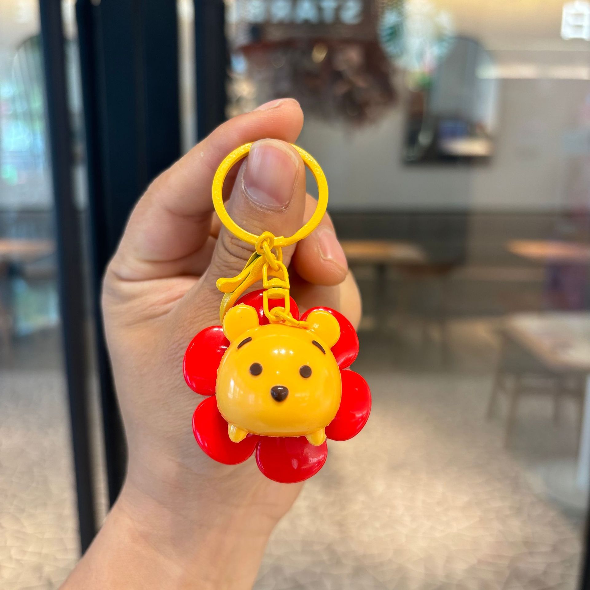 Llavero de girasol-Pooh