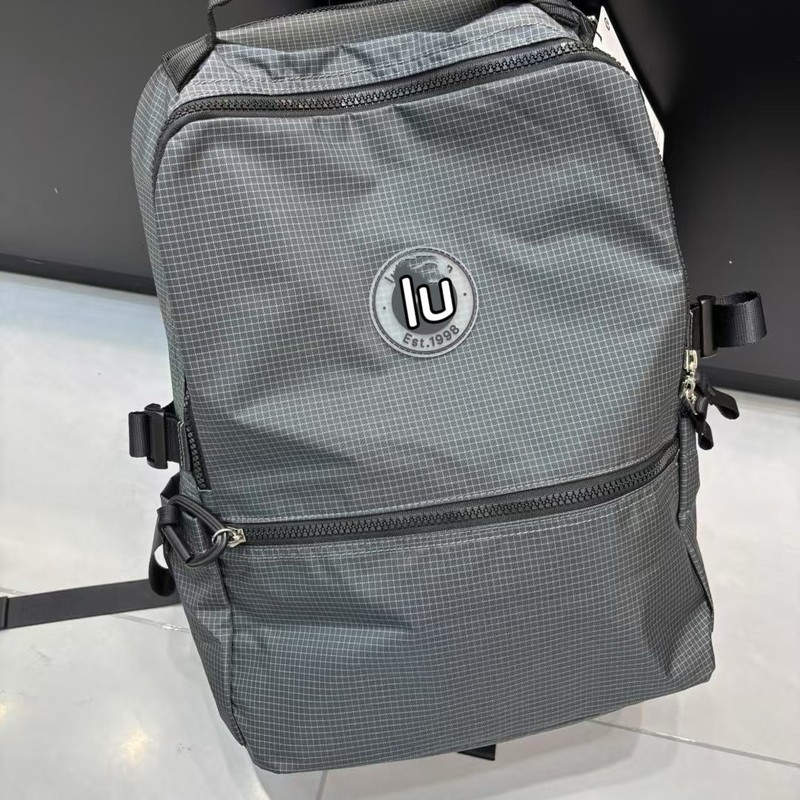 ルルの新しいバックパック 22L ニュークルー テクスチャー 通勤バッグ 大容量 軽量 防水 ファッション メンズ レディース|undefined