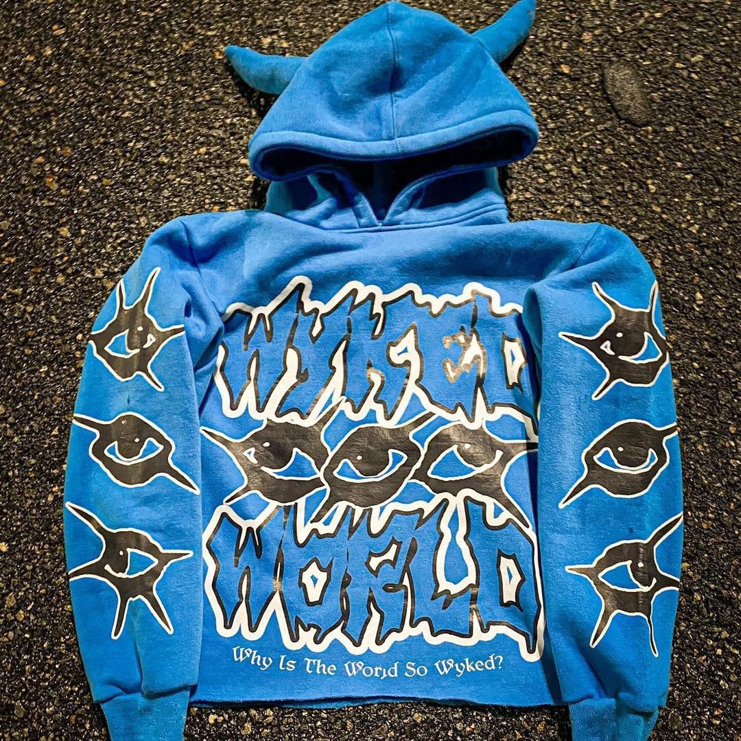 Herren Hoodie Gothic Street Style Pullover Für Männer Schwarz_voghion.com