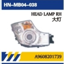 PARA Mercedes-Benz Truck Headlight Assembly Repair Parts MP4 Actros Apariencia Kit de reparación dañado Piezas de cuerpo