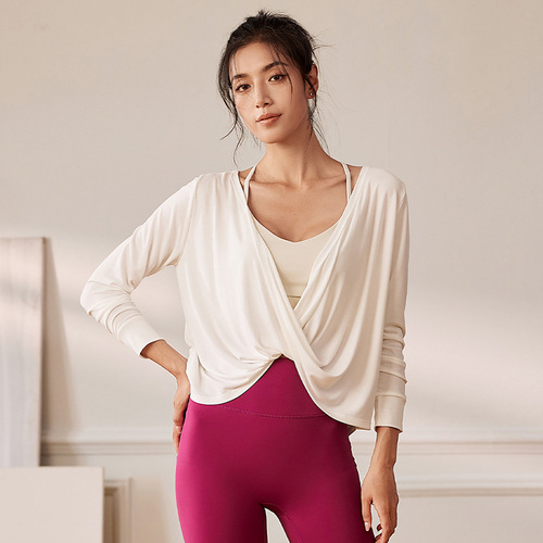 Bestselling Women's Yoga Wear: Sweat-Absorbent, Breathable Backless Fitness Tops with Long Sleeves—Loose-Fit T-Shirts and Running-Style Sports Blouses