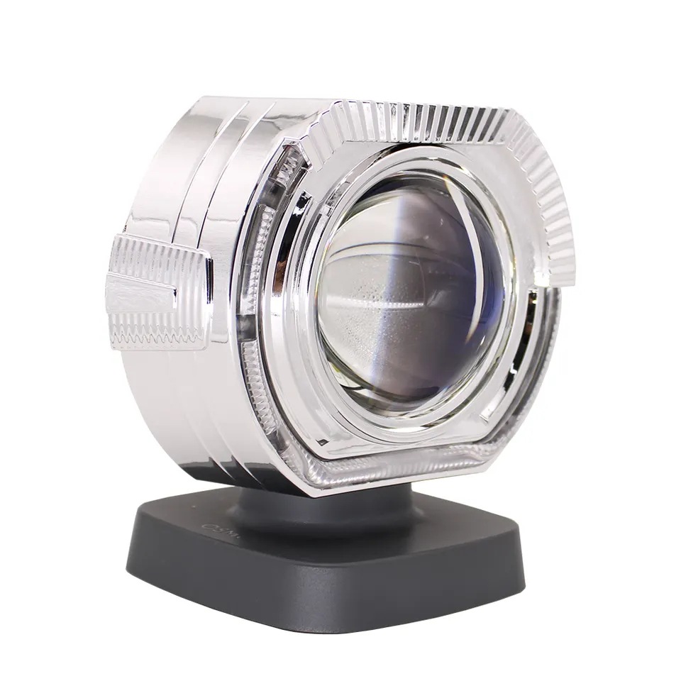 2.5-pulgadas 3.0BMS versión deportiva integrada tesoro Escudo de luz LED guía de luz Ángel ojo coche lente caballo cubierta decorativa