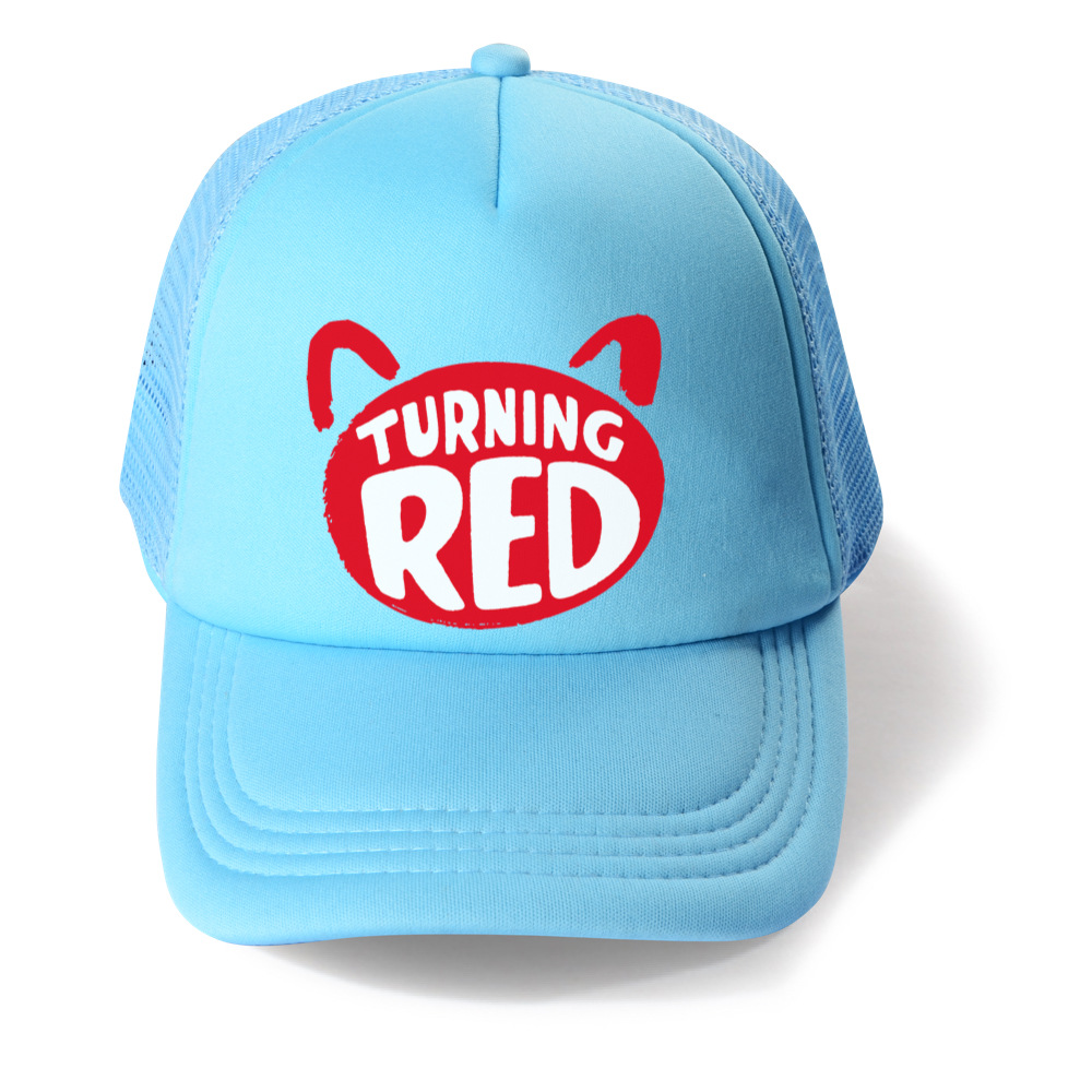 Turning Red Baseball Caps Boys girls Snapback Hip Hop Hat Summer Fashion Cartoon Breathable Mesh Sun Gorras Unisex Streetwear ergo baby accessories