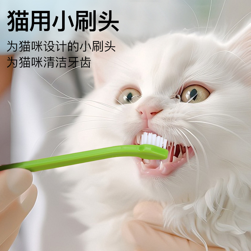 Fabricante fuente de productos para mascotas cepillo de dientes para mascotas cepillo de dientes de cabeza única cepillo de dientes para perros cepillo de dientes para gatos productos de limpieza oral para mascotas