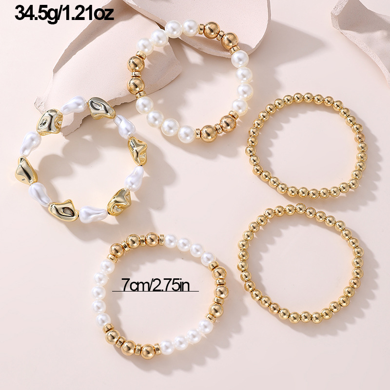 Modisches Perlenarmband Mit Muschel Elementen Für Damen_voghion.com