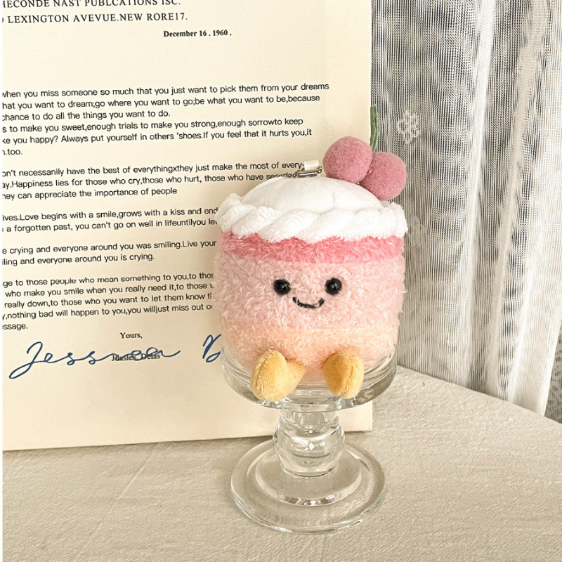趣味のシミュレーションの食べ物のぬいぐるみのぬいぐるみのペンダントのキーホルダーのタコのサンドイッチの人形は牛の角のカバンの子供を賛美することができます。|undefined