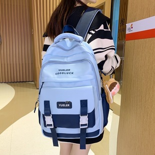 2023 new backpack men's and women's Korean-style Ruiying simple large capacity student schoolbag wholesale travel backpack men