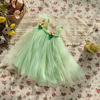 Three dimensional summer dress, small princess costume girl's, skirt, flowered, tutu skirt